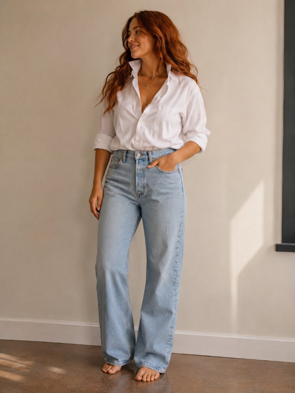 Levi's Ribcage Straight Leg Jeans